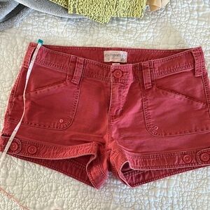 Aeropostale Women's Red Shorts